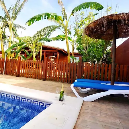 Chalet De Madera Con Piscina Privada En Conil De La Frontera, Ideal Para Familias - Es-180-91 Conil De La Frontera